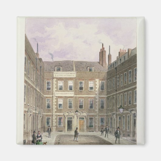 Bartletts Gebäude, Holborn, 1838 Magnet (Vorne)