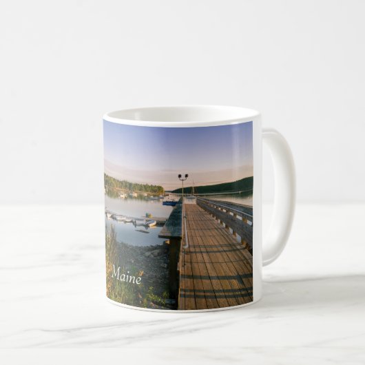 Bartletts Landing in Maine Kaffeetasse (VorderseiteRechts)
