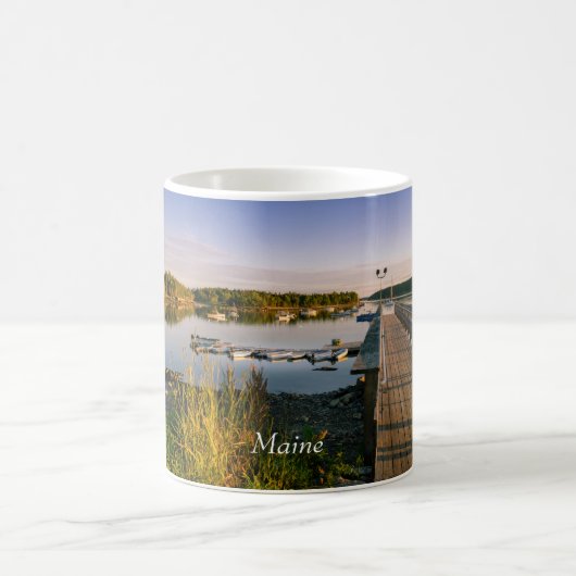 Bartletts Landing in Maine Kaffeetasse (Mittel)