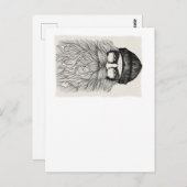 Bartmann Postkarte (Vorne/Hinten)