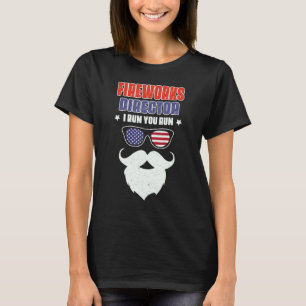 Bartmänner Feuerwerksdirektor Ich laufe Du läufst T-Shirt