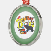 Bartollie-Agility Silbernes Ornament (Links)