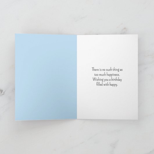 Bartollie im Autofenster Karte (Innenseite)