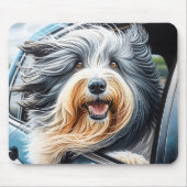Bartollie im Autofenster Mousepad (Vorne)