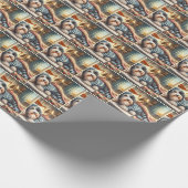 Bartollie im Bett Geschenkpapier (Ecke)