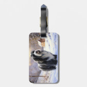 Bartollie Let It Snow Weihnachten Gepäckanhänger (Rückseite vertikal)