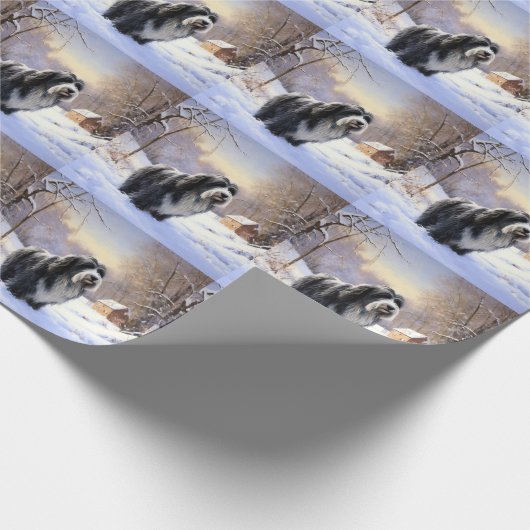 Bartollie Let It Snow Weihnachten Geschenkpapier (Ecke)