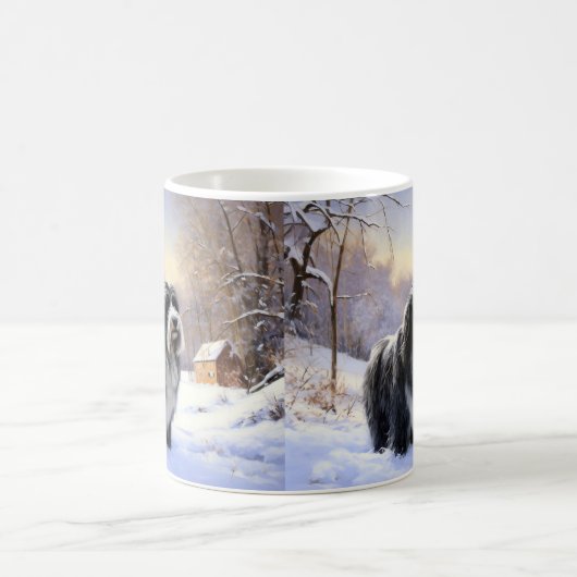 Bartollie Let It Snow Weihnachten Kaffeetasse (Mittel)