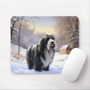 Bartollie Let It Snow Weihnachten Mousepad