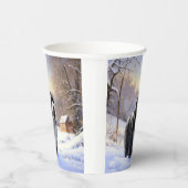 Bartollie Let It Snow Weihnachten Pappbecher (Rechts)