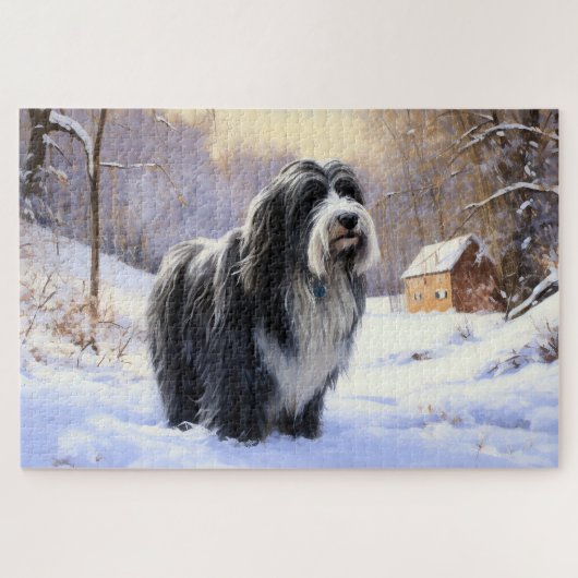 Bartollie Let It Snow Weihnachten Puzzle (Horizontal)