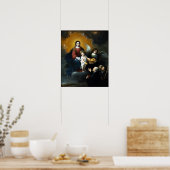 Bartolomé Esteban Murillo Der Säugling Christus Poster (Küche)
