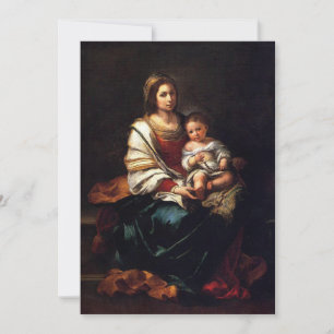 Bartolomé Esteban Murillo - La Virgen del Rosario Einladung