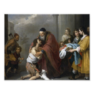 Bartolome Esteban Murillo-Rückkehr des Prodigalen Fotodruck