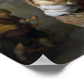 Bartolome Esteban Murillo-Rückkehr des Prodigalen Poster (Ecke)