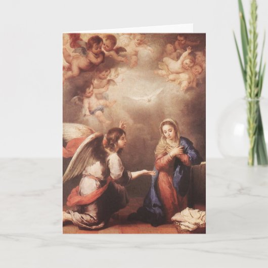 Bartolome Murillo - das Anunciation Karte (Vorderseite)