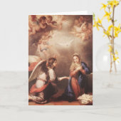 Bartolome Murillo - das Anunciation Karte (Gelbe Blume)