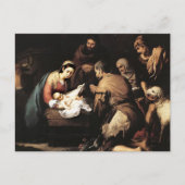 Bartolome Murillo - Die Bewunderung der Schäfer Postkarte (Vorderseite)
