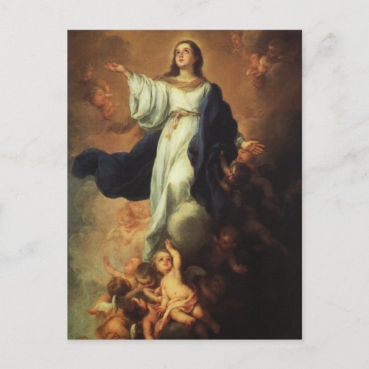 Bartolome Murillo - Übernahme der Jungfrau Postkarte (Vorderseite)