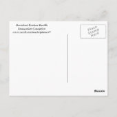 Bartolome Murillo - Unbefleckte Empfängnis Postkarte (Rückseite)