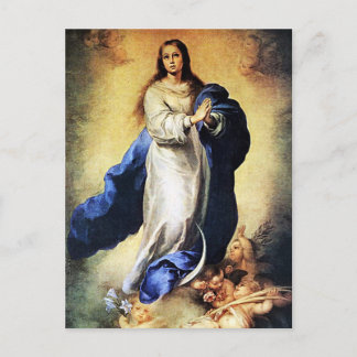 Bartolome Murillo - Unbefleckte Empfängnis Postkarte