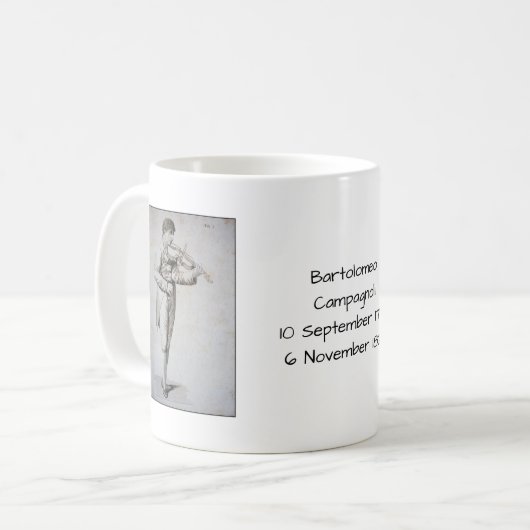 Bartolomeo Campagnoli Kaffeetasse (Vorderseite Links)