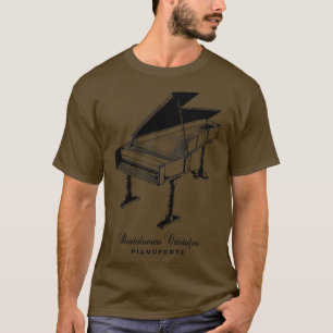 Bartolomeo Cristofori Pianofori Piano Musik T-Shirt