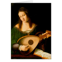 Bartolomeo Veneto Lady Lute Porträt
