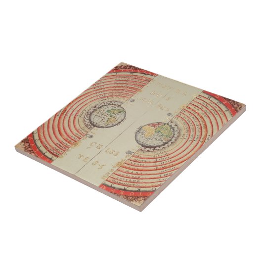 Bartolomeu Velho Zahl der himmlischen Körper Fliese (Seite)