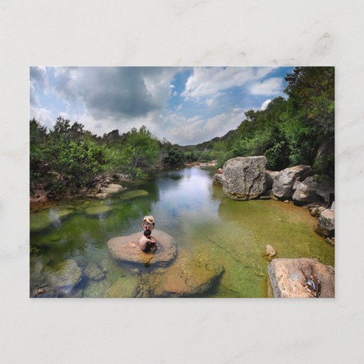 Barton Creek 15 - Austin Texas Postkarte (Vorderseite)