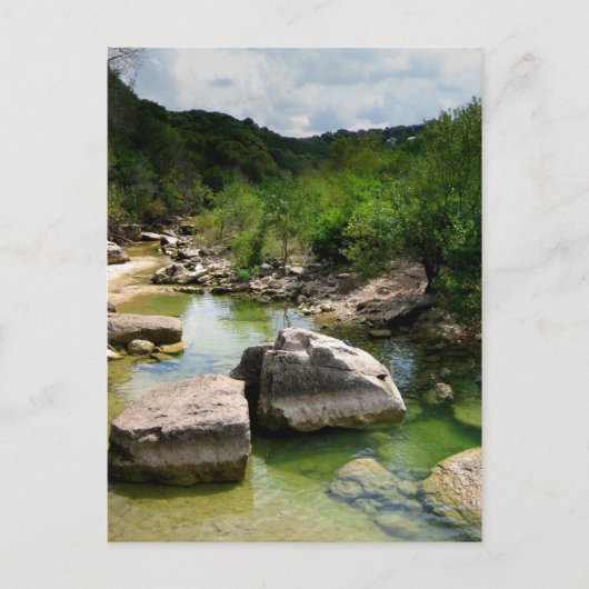 Barton Creek 2 - Austin Texas Postkarte (Vorderseite)