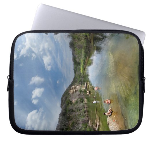 Barton Creek - Austin Texas 14 Laptopschutzhülle (Vorderseite)