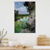 Barton Creek Cliffs - Austin Texas Poster (Küche)