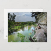 Barton Creek Cliffs - Austin Texas Postkarte (Vorne/Hinten)