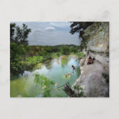 Barton Creek Cliffs - Austin Texas Postkarte (Vorderseite)