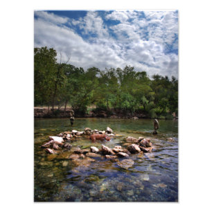 Barton Creek Dog Schwimmhalle - Austin Texas Fotodruck