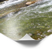 Barton Creek Greenbelt Wasserfälle - Austin, Texas Fotodruck (Ecke)