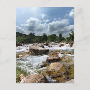 Barton Creek Greenbelt Wasserfälle - Austin, Texas Postkarte
