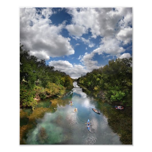 Barton Creek Kayaks - Austin Texas Fotodruck (Vorne)