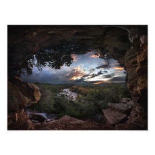 Barton Creek Sunset - Austin, Texas Fotodruck