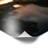 Barton Creek Sunset - Austin Texas Fotodruck (Ecke)