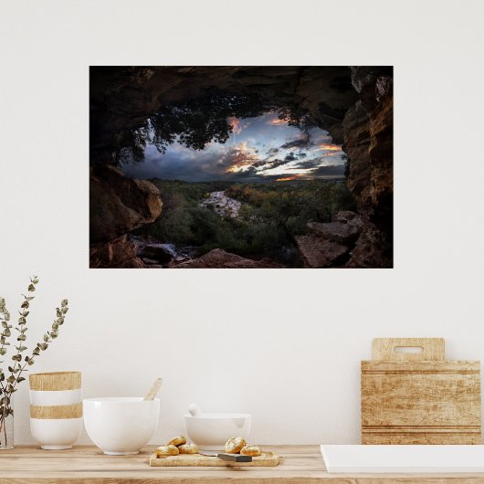 Barton Creek Sunset - Austin, Texas Poster (Küche)