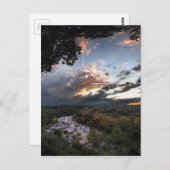 Barton Creek Sunset - Austin, Texas Postkarte (Vorne/Hinten)