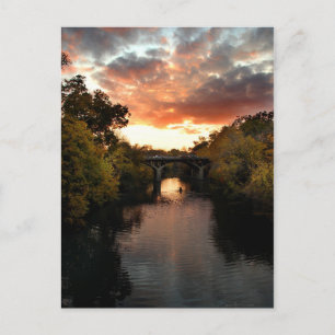 Barton Creek Sunset - Austin Texas Postkarte