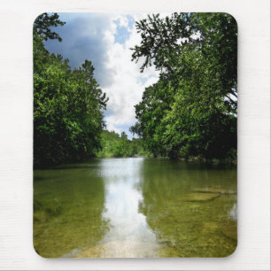 Barton Creek Waterfall 5 - Austin Texas Mousepad