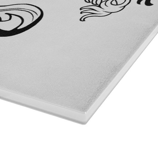 Barton-Familienwappen Schneidebrett (Ecke)