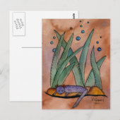 Barton Springs Salamander Postkarte (Vorne/Hinten)