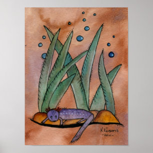 Barton SpringsSalamander Poster