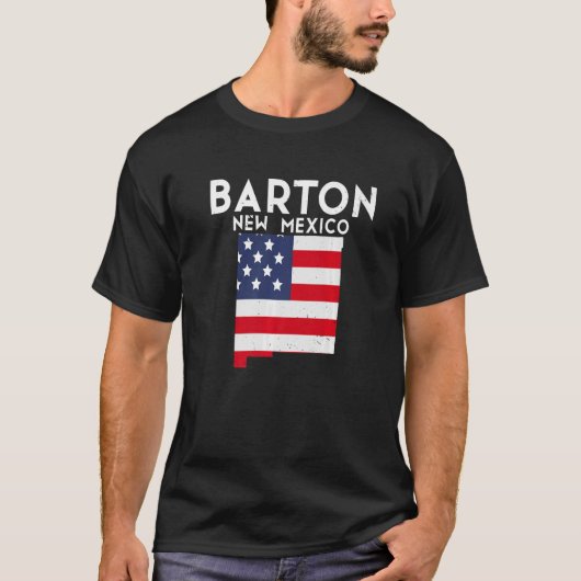 BARTON USA Staat America Travel New Mexico New Me T-Shirt (Vorderseite)