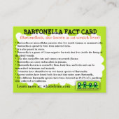Bartonella Fact Educational Card Visitenkarte (Vorderseite)